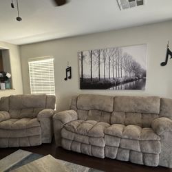 Power Reclining Couch And Chair  **MAKE OFFER**