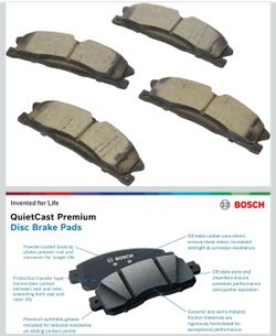 BOSCH BC1611 QuietCast Premium Ceramic Disc Brake Pad Set - Front