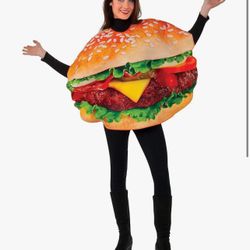 Halloween costumes pizza hamburger
