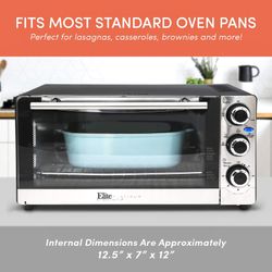 Brand New Elite Platinum Toaster Oven (6-Slice / Convection)