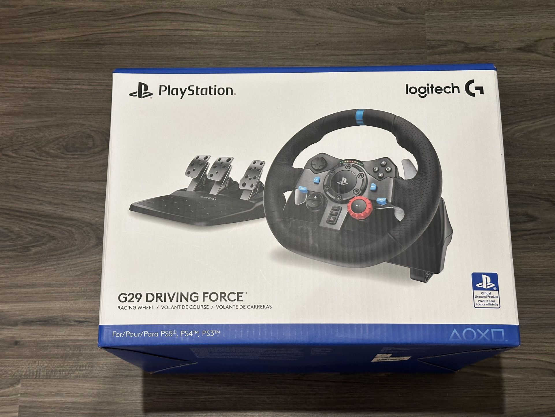 Brand new Logitech G29 Driving Force Racing Wheel and Floor Pedals
