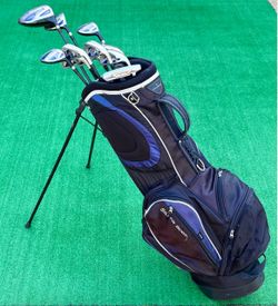 Tommy Armour Silver Scot Complete 12-Club Golf Set | Driver Woods Hybrid Irons Putter + Matching Bag