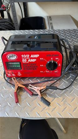 ATD Battery Charger / Engine Starter (6/12V, 55 AMP) & Jump Cable come with free