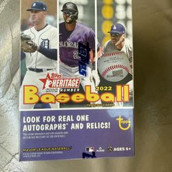 2022 Topps Heritage Baseball Blaster Box