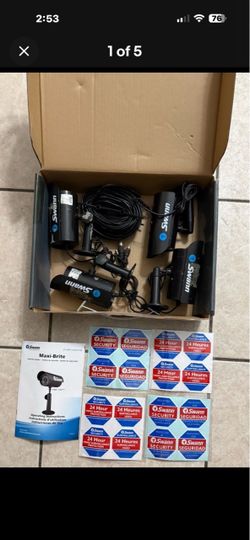 Four Used Swann Security Cameras CCTV  PNP-150 Tested