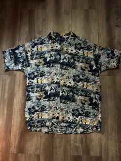 Town craft button up mens shirt size L