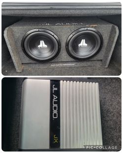 12" JL AUDIO subs and amp
