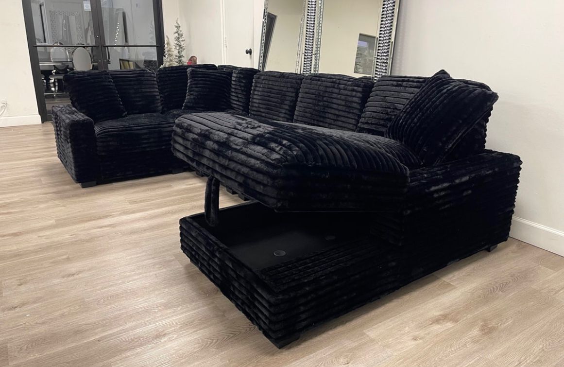 ALLISON BLK OR GREY SECTIONAL