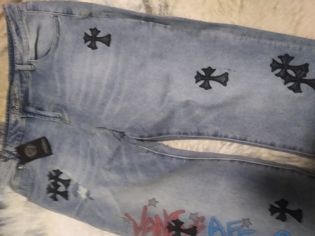 Chrome Heart Men Jeans Size 40