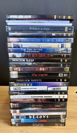 Lot of 25 DVDs - Horror - Thriller - Suspense