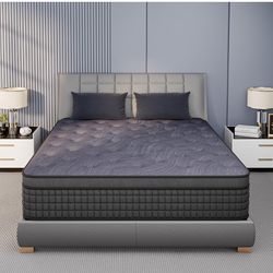 New in box full size Mattress, Full Size Mattress in a Box 12 Inch, with Memory Foam, Medium Firmness, Pressure Relief, Edge Support, Gray (Full (U.S.
