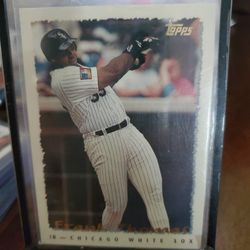 Frank Thomas 1995 Topps Baseball Cards 