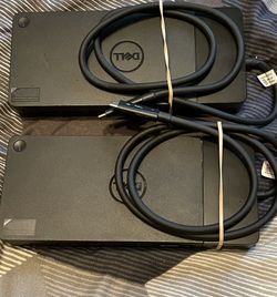 Lot Of 2 DELL Docking Station WD22TB4 And WD19TBS 