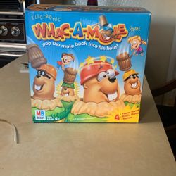 Milton Bradley Whac A Mole Electronic Game 