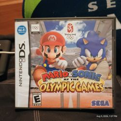 Mario & Sonic at the Olympic Games (Nintendo DS) - Case & Manual ONLY