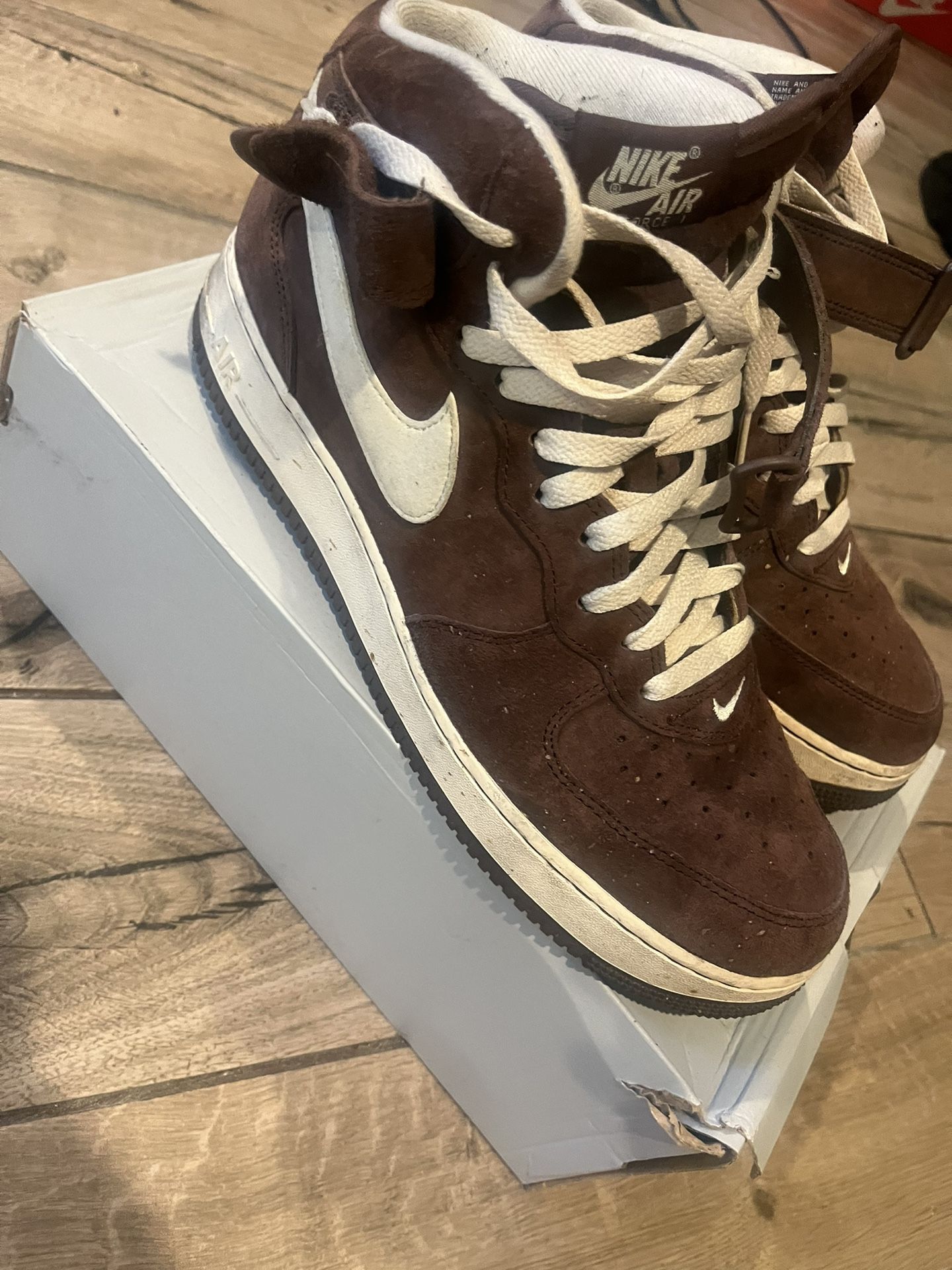 Brown high Top AF1,All Products : American Fashion Style Bags On Sale