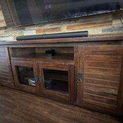 Living Spaces Media/TV Cabinet, Sofa/Console Table & End Table