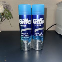 Gillette Series Shave Gel Moisturizer And Hydrant 2X6