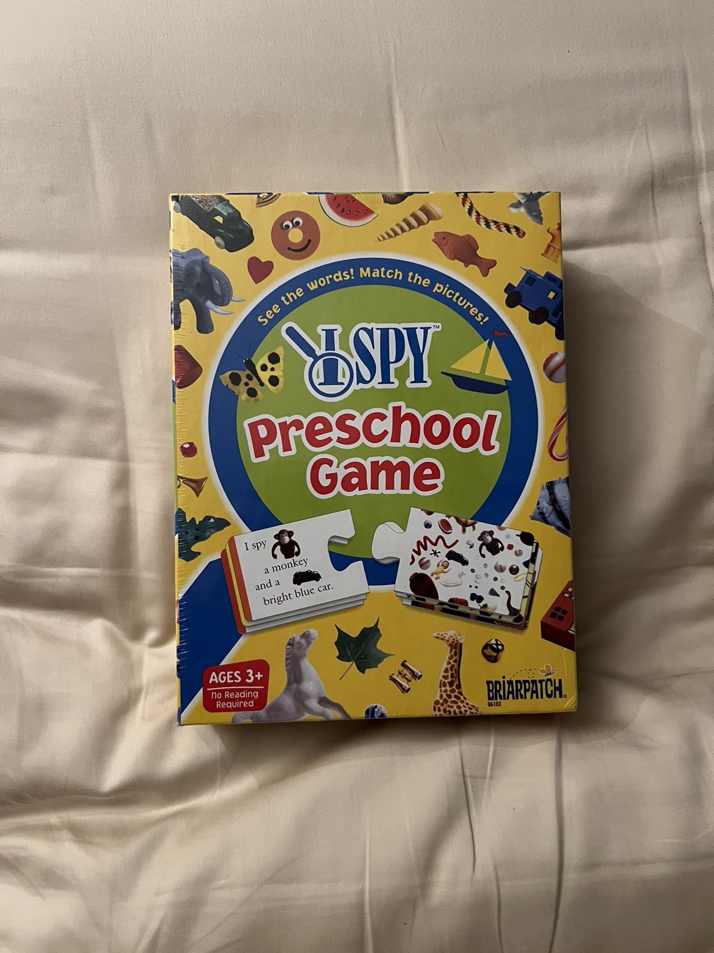 Briarpatch I Spy Preschool Game Age 3+ Educational No Reading Required New