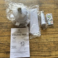Mini Fan In Perfect Condition  In Box With Instructions 