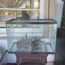 35 Gallon Fish Tank With Decorations