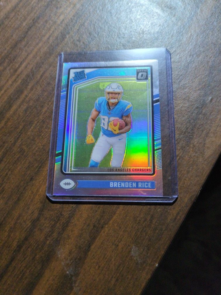 BRENDEN RICE FOOTBALL CARD.