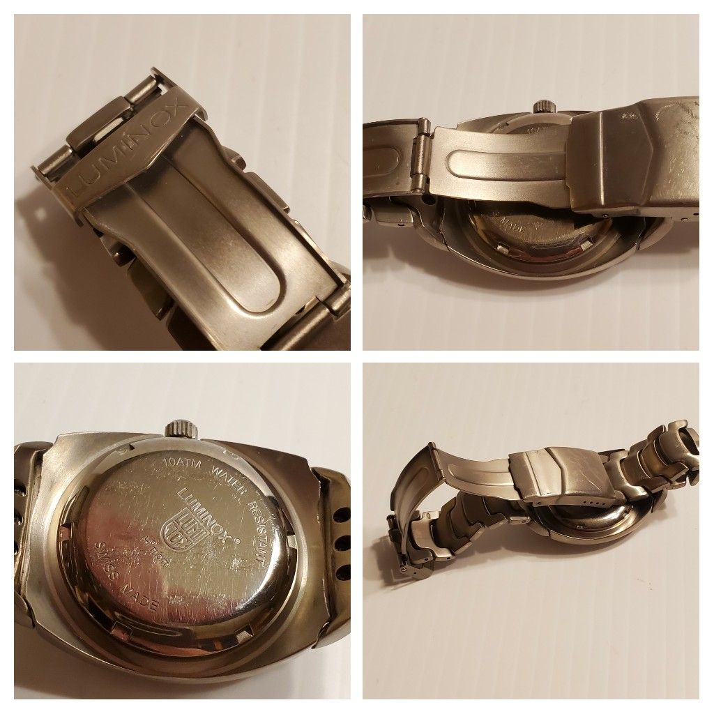 Luminox H3 MBM Titanium diver watch. Vintage. Titanium case and band. Water resistant 10ATM. for