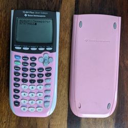 TI 84 Plus Silver Edition  Pink Graphing Calculus Calculator 