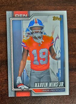 TOPPS GOLDEN MIRROR MARVIN MIMS  SSP FOOTBALL CARD (RARE)