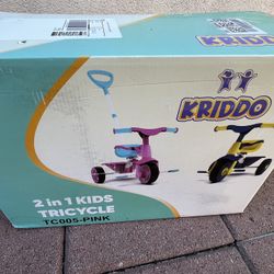 Brand New Kriddo 2in1 Kid Tricycle $30