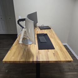 Huge wooden table (desk) with adjustable height
