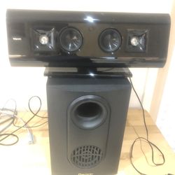 Klipsch G17 Air Center And Pioneer Sub Woofer