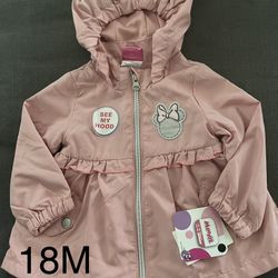 Minnie Mouse Hoodie Jacket BRAND NEW WITH TAGS