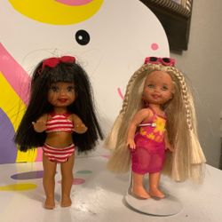 Barbie Vintage Dolls(2) (Beach Time/Hawaiian Vacation)