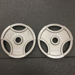 Fitness Gear Olympic Weight Plates (35#x2=$70)