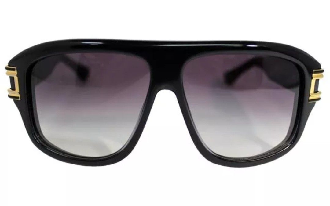 Dita Grandmaster 3 Black with 18kt Gold & Grey Lenses 💯 Authentic Sunglasses