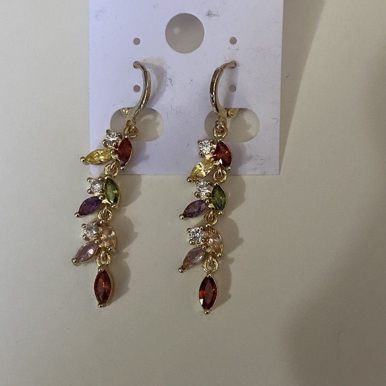 New Earrings Gold Plated