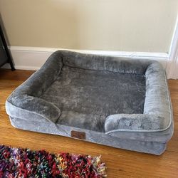 Bedsure Orthopedic Dog Bed for Medium Dogs - Waterproof Dog Sofa Beds Medium, Supportive Foam Pet Couch Bed with Removable Washable Cover, Waterproof 