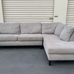 Light Gray Ashleys Furniture Sectional(WILL DELIVER)