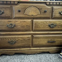 Large Wood  Dresser 