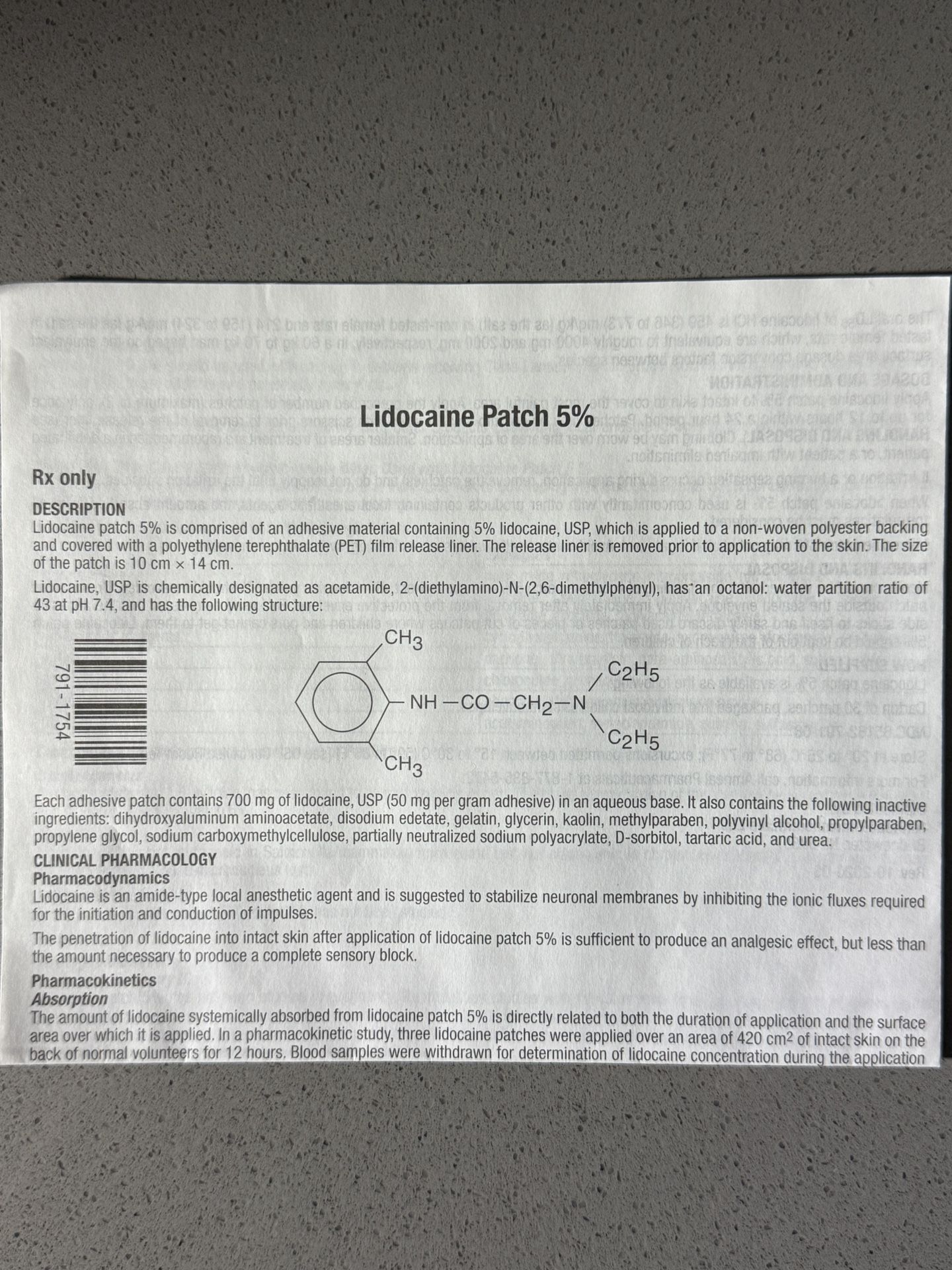 Lidocaine Patches 5%