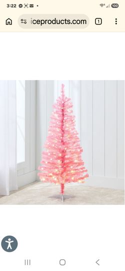 Pre-lit Colorful Mini Spruce Christmas Tree w/ LED Lights - 4ft