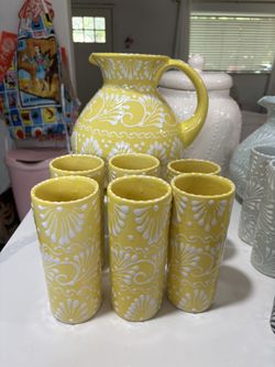 Jarra Con Vasos