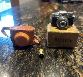 Vintage 1950s Miracle Miniature Spy Camera – Box, Case & Film