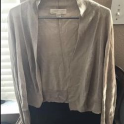 Michael Kors Womens Brown Cropped Shrug Cardigan Sweater Size XL