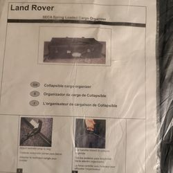 Land Rover cargo organizer