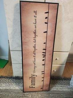 Family Quote Framed Wall Art