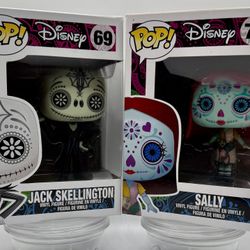FUNKO DAY OF THE DEAD 🎃 JACK AND SALLY 69,70