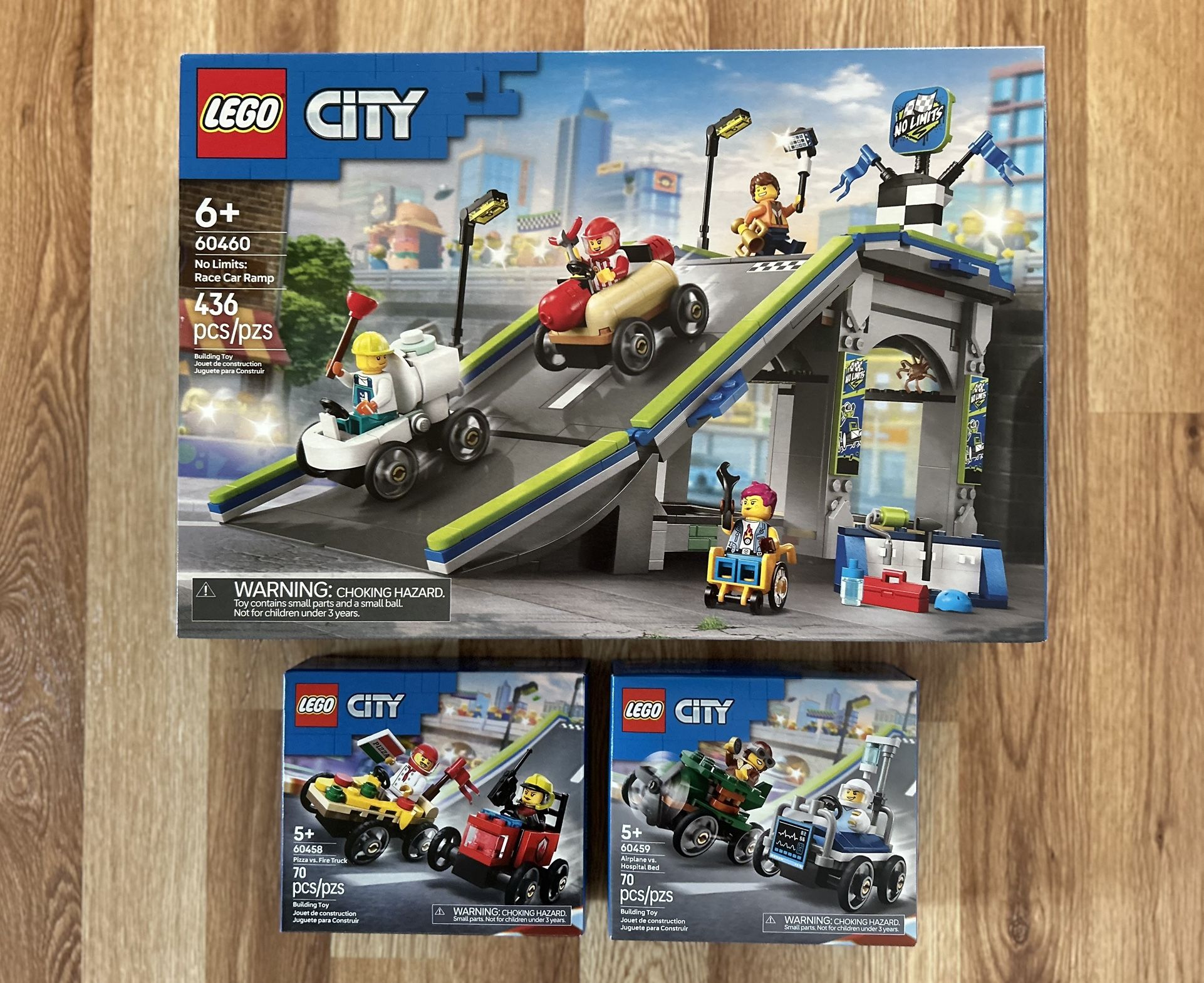 Lego City No limits Race Car Ramp With Cars