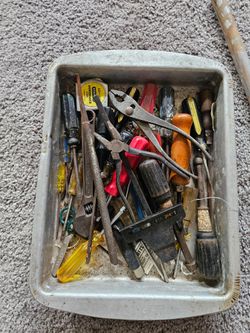 An array of tools.